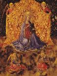 Virgin and Child Enthroned, Angels, St. Thomas, St. Barnabas, St. Dominic and St. Peter Martyr-Fra Angelico-Giclee Print