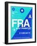 FRA Frankfurt Luggage Tag 1-NaxArt-Framed Art Print