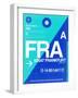 FRA Frankfurt Luggage Tag 1-NaxArt-Framed Art Print