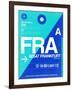 FRA Frankfurt Luggage Tag 1-NaxArt-Framed Art Print