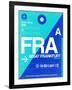 FRA Frankfurt Luggage Tag 1-NaxArt-Framed Art Print