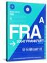 FRA Frankfurt Luggage Tag 1-NaxArt-Stretched Canvas