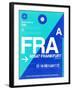 FRA Frankfurt Luggage Tag 1-NaxArt-Framed Art Print