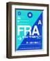 FRA Frankfurt Luggage Tag 1-NaxArt-Framed Art Print