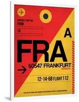 FRA Frankfurt Luggage Tag 2-NaxArt-Framed Art Print