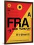 FRA Frankfurt Luggage Tag 2-NaxArt-Framed Art Print