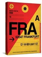 FRA Frankfurt Luggage Tag 2-NaxArt-Stretched Canvas