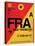 FRA Frankfurt Luggage Tag 2-NaxArt-Stretched Canvas