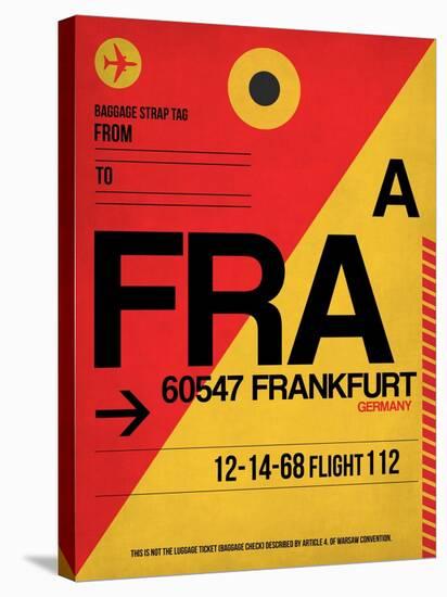 FRA Frankfurt Luggage Tag 2-NaxArt-Stretched Canvas