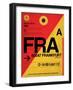 FRA Frankfurt Luggage Tag 2-NaxArt-Framed Art Print