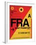 FRA Frankfurt Luggage Tag 2-NaxArt-Framed Art Print