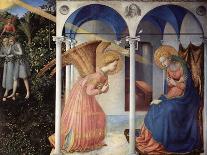 The Annunciation, 1430-1432-Fra Giovanni Angelico da Fiesole-Framed Stretched Canvas