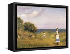 Fra Hellebaek, 1884-Carl Bloch-Framed Stretched Canvas