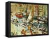 Fra Nyhavn-Ludvig Karsten-Framed Stretched Canvas