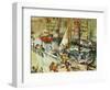 Fra Nyhavn-Ludvig Karsten-Framed Giclee Print