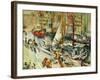 Fra Nyhavn-Ludvig Karsten-Framed Giclee Print