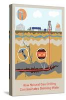 Fracking-Gwen Shockey-Stretched Canvas