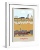 Fracking-Gwen Shockey-Framed Giclee Print