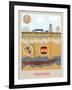 Fracking-Gwen Shockey-Framed Premium Giclee Print