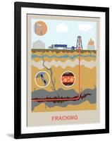 Fracking-Gwen Shockey-Framed Giclee Print