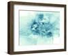 Fractal Burst Arrangement-agsandrew-Framed Art Print