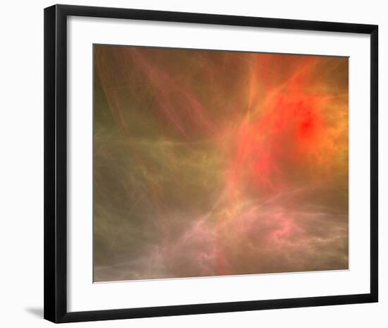 Fractal Cosmic Nebula Canvas-null-Framed Art Print