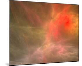 Fractal Cosmic Nebula Canvas-null-Mounted Art Print