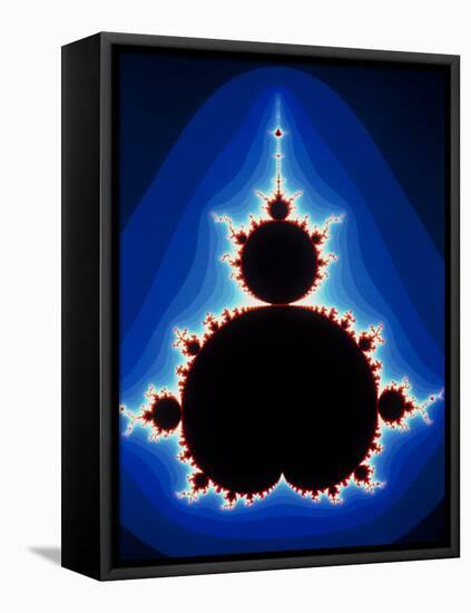 Fractal Geometry Showing Mandelbrot Set-Dr. Seth Shostak-Framed Stretched Canvas