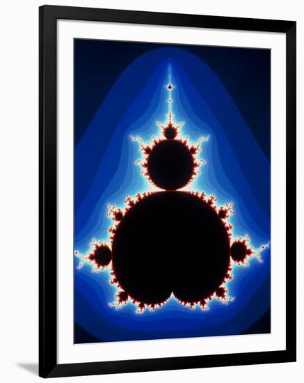 Fractal Geometry Showing Mandelbrot Set-Dr. Seth Shostak-Framed Premium Photographic Print