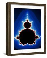 Fractal Geometry Showing Mandelbrot Set-Dr. Seth Shostak-Framed Photographic Print