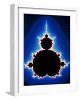 Fractal Geometry Showing Mandelbrot Set-Dr. Seth Shostak-Framed Photographic Print