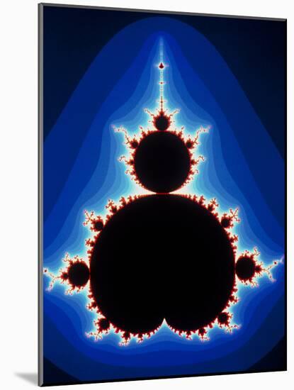 Fractal Geometry Showing Mandelbrot Set-Dr. Seth Shostak-Mounted Photographic Print