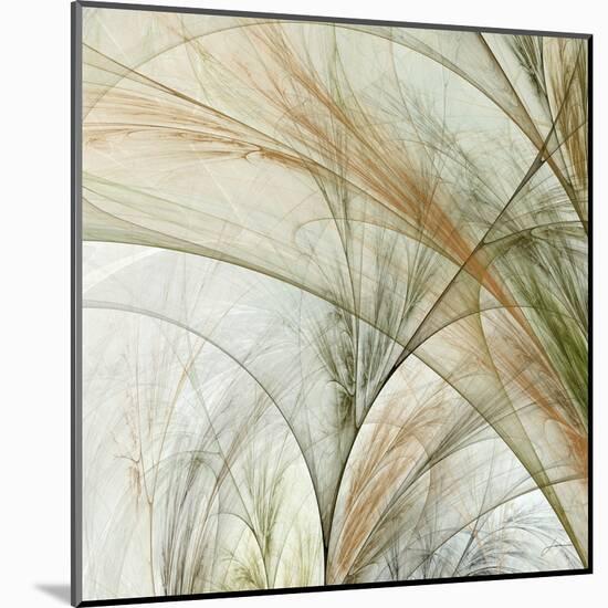 Fractal Grass III-James Burghardt-Mounted Art Print