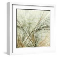 Fractal Grass VI-James Burghardt-Framed Art Print