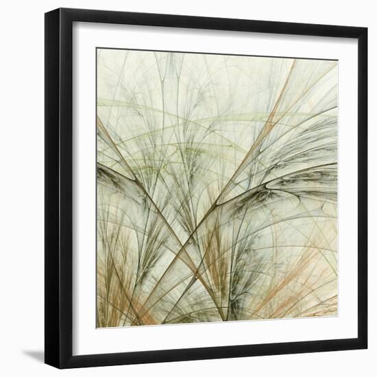 Fractal Grass VI-James Burghardt-Framed Art Print