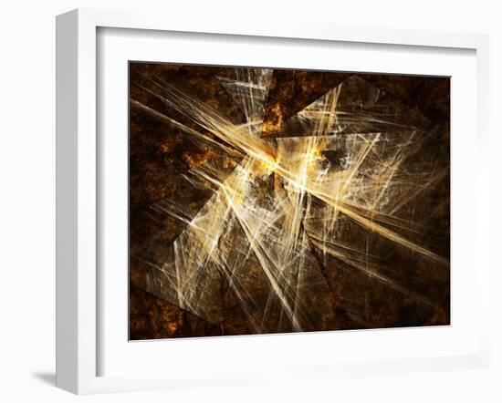 Fractal Light III-Alan Hausenflock-Framed Photographic Print