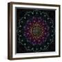 Fractal Mandala 14-Delyth Angharad-Framed Giclee Print