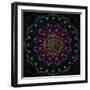 Fractal Mandala 14-Delyth Angharad-Framed Giclee Print