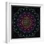 Fractal Mandala 14-Delyth Angharad-Framed Giclee Print