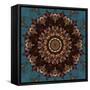 Fractal Mandala 9-Delyth Angharad-Framed Stretched Canvas