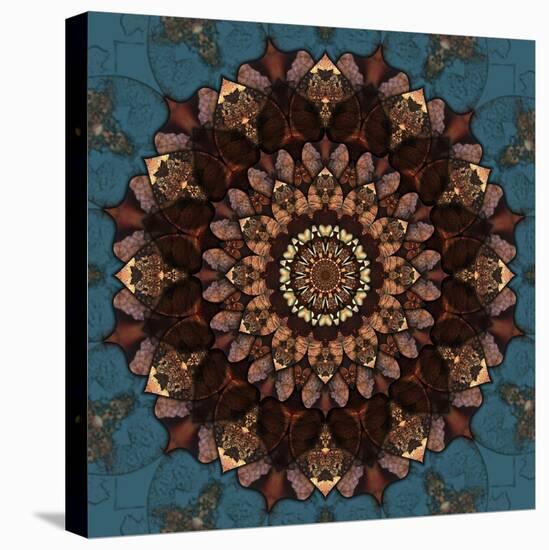 Fractal Mandala 9-Delyth Angharad-Stretched Canvas