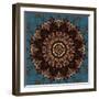 Fractal Mandala 9-Delyth Angharad-Framed Giclee Print