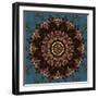 Fractal Mandala 9-Delyth Angharad-Framed Giclee Print