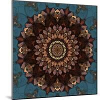 Fractal Mandala 9-Delyth Angharad-Mounted Giclee Print