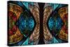 Fractal Pattern in Stained Glass Style-velirina-Stretched Canvas