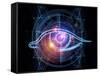 Fractal Vision Background-agsandrew-Framed Stretched Canvas