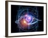 Fractal Vision Background-agsandrew-Framed Art Print