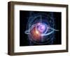 Fractal Vision Background-agsandrew-Framed Art Print