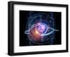 Fractal Vision Background-agsandrew-Framed Art Print