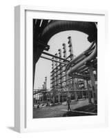 Fraction Plant Industry of Oil Refinery-Carl Mydans-Framed Photographic Print